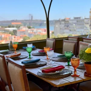 Organização de Eventos - Vista do Restaurante Horta - Páteo Alfacinha - Casa do Marquês