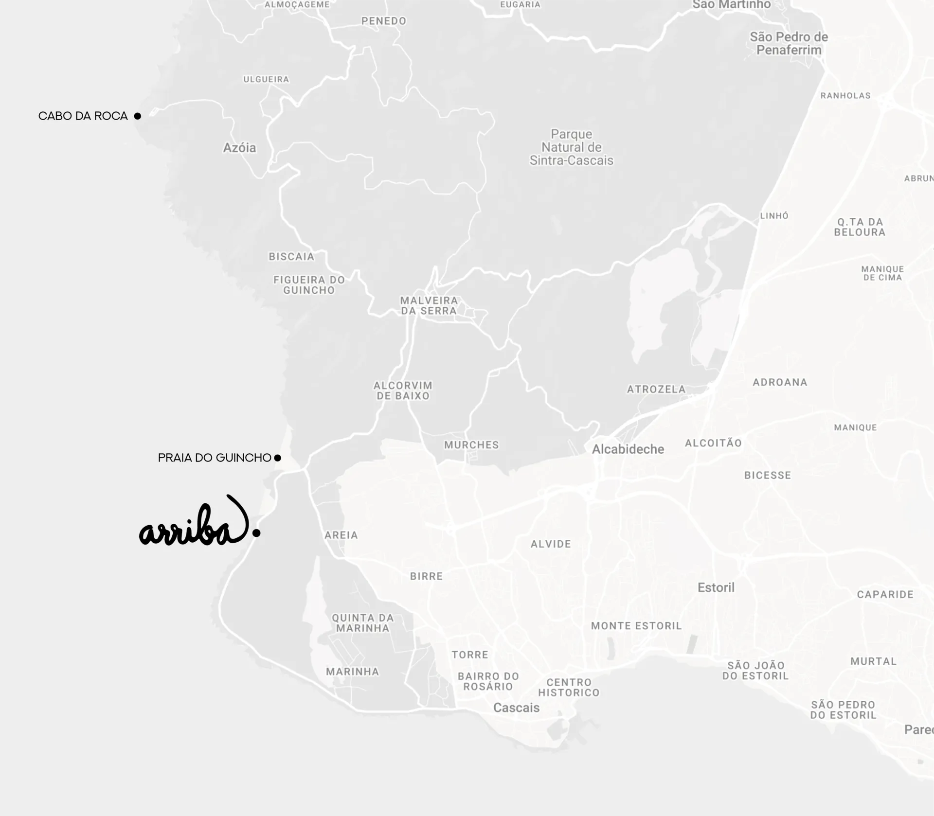 Mapa do Arriba Beach Club - Casa do Marquês